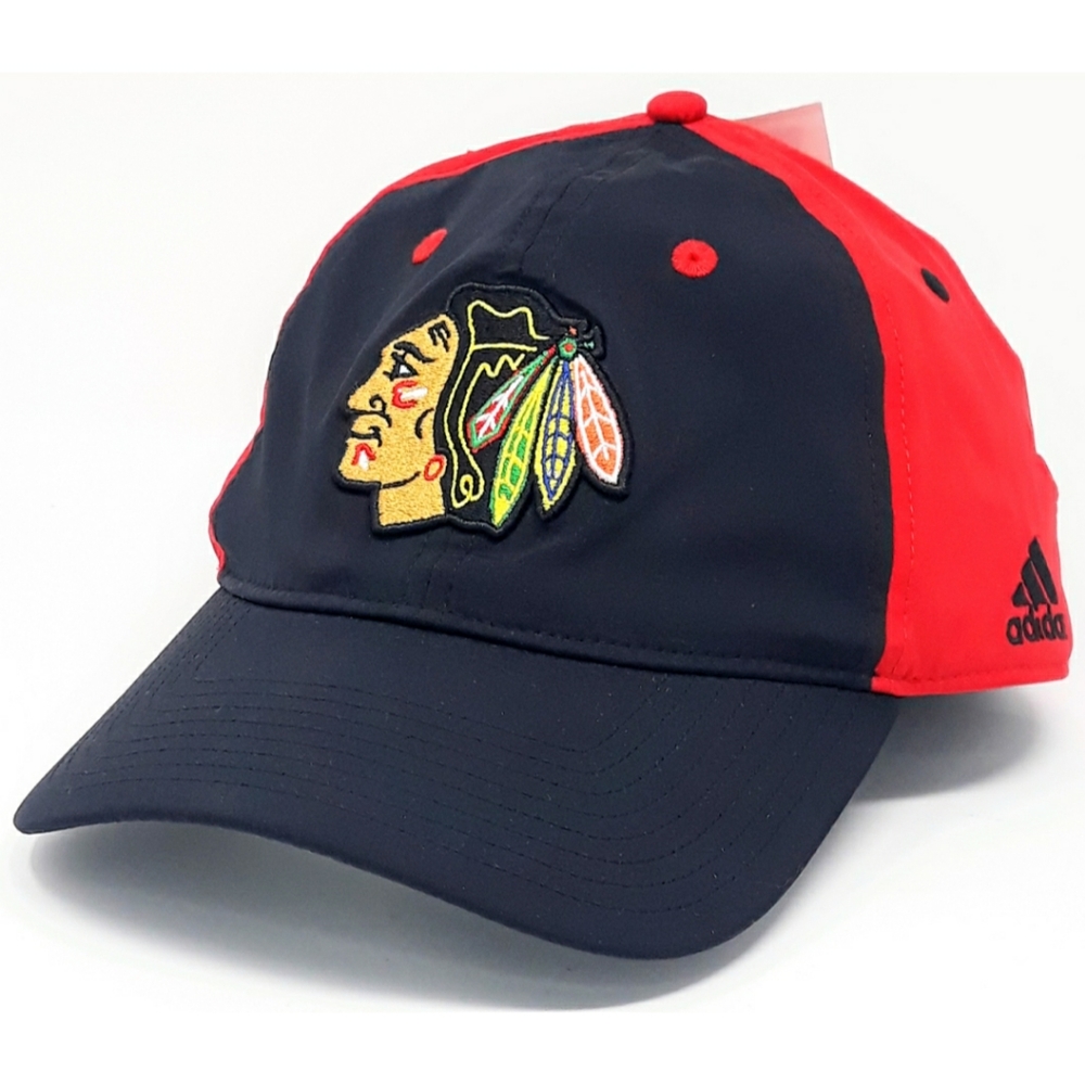 Adidas NHL Chicago Blackhawks stretch fit cap hat